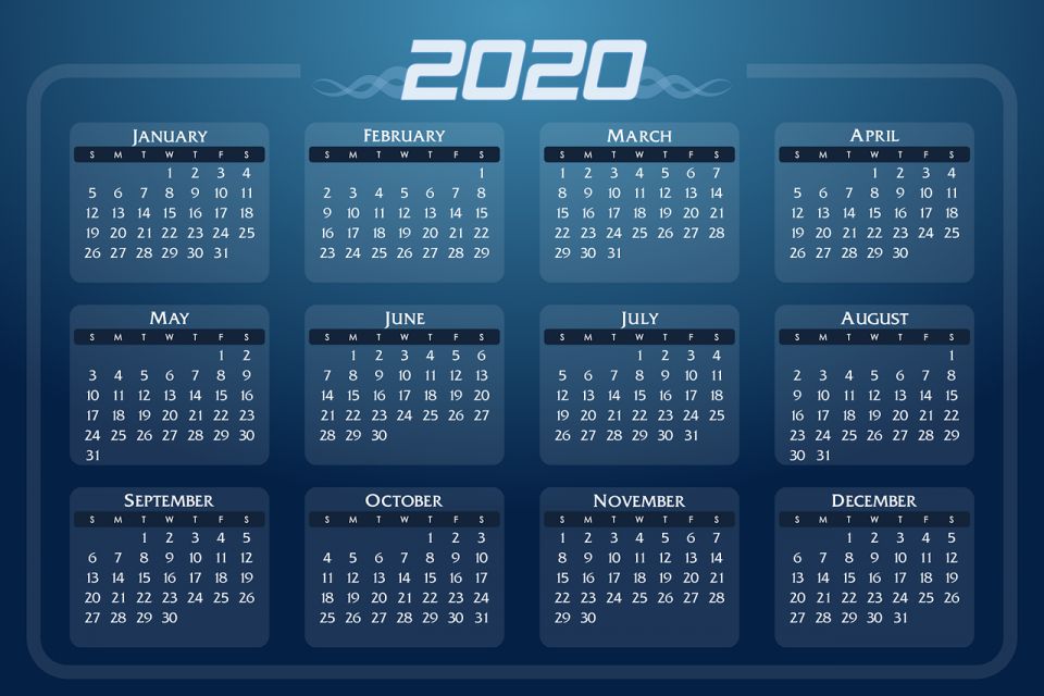 Kalendarz polowań 2019 / 2020
