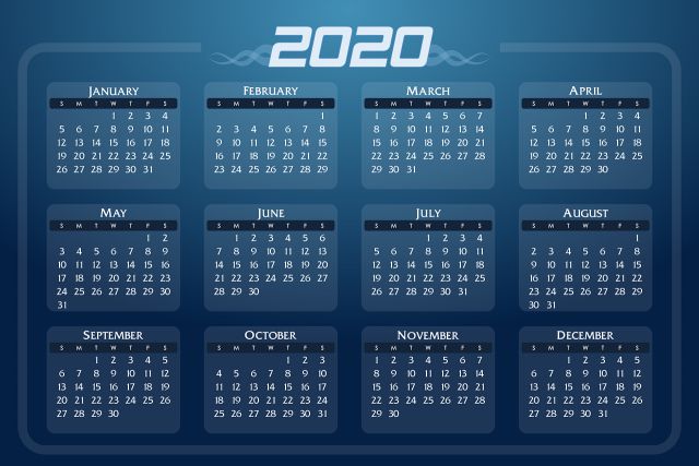 Kalendarz polowań 2019 / 2020